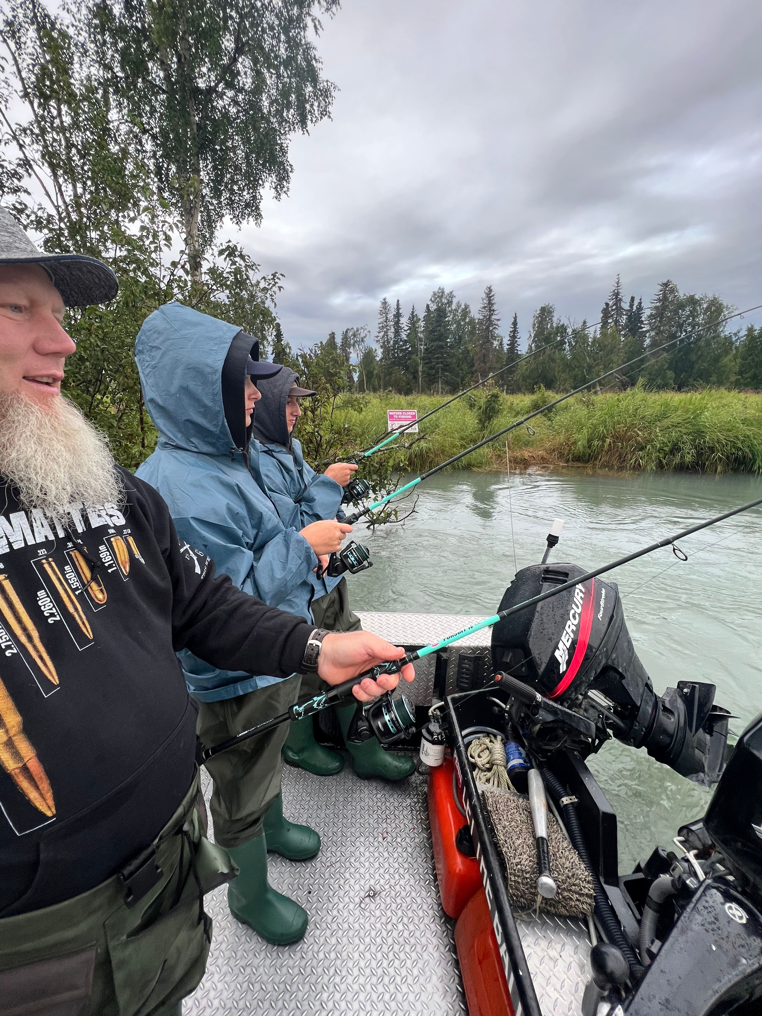 Kenai River Silver Salmon fishing